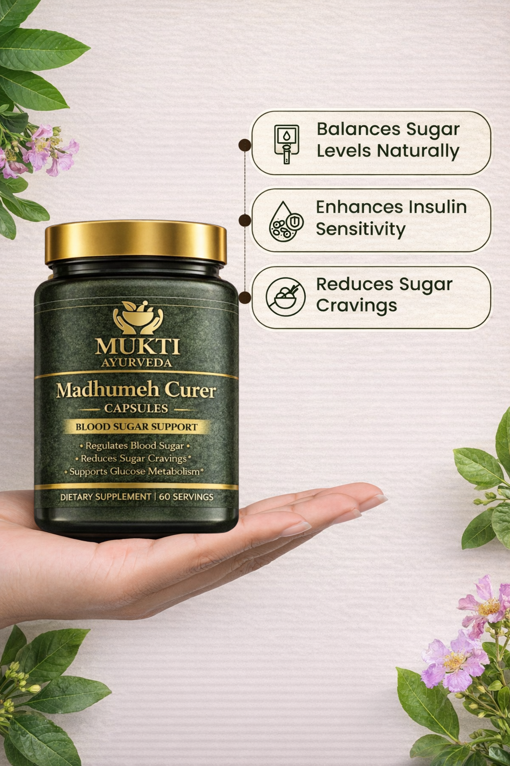 Madhumeh Curer Capsule 100% Herbal Support for Sugar Management