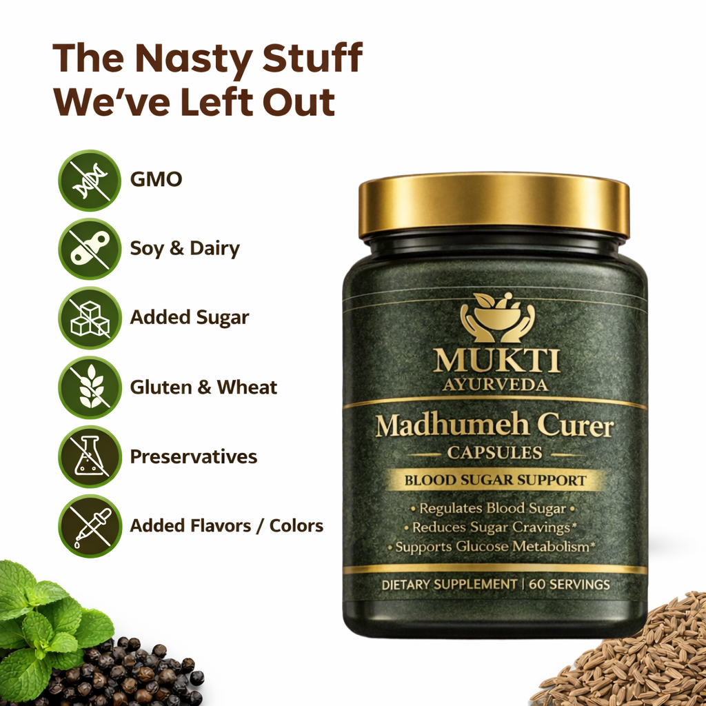 Madhumeh Curer Capsule 100% Herbal Support for Sugar Management