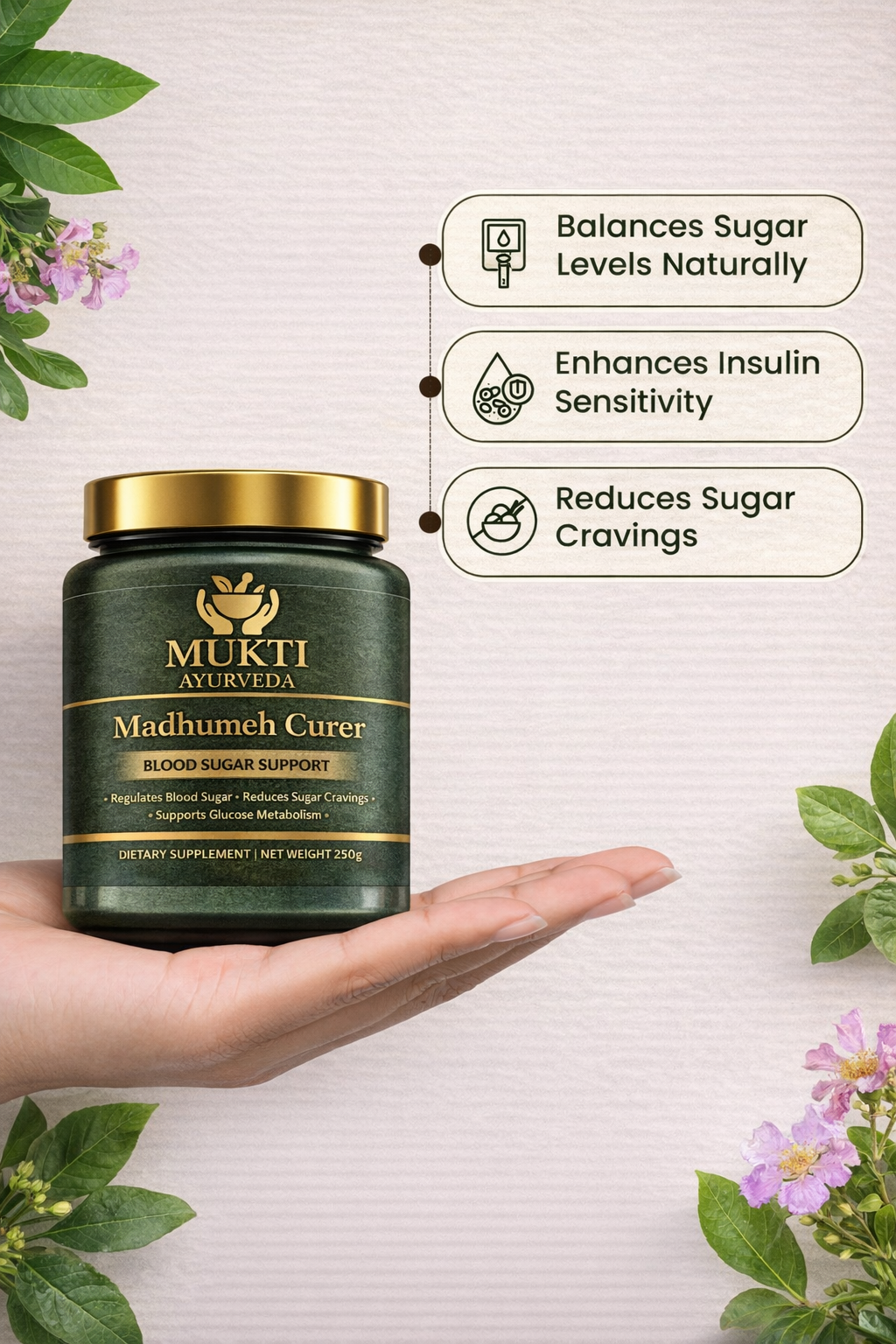 Madhumeh Curer 100% Natural Glucose Support