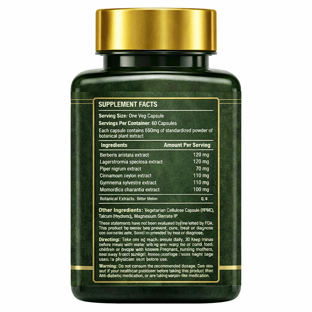 Madhumeh Curer Capsule 100% Herbal Support for Sugar Management