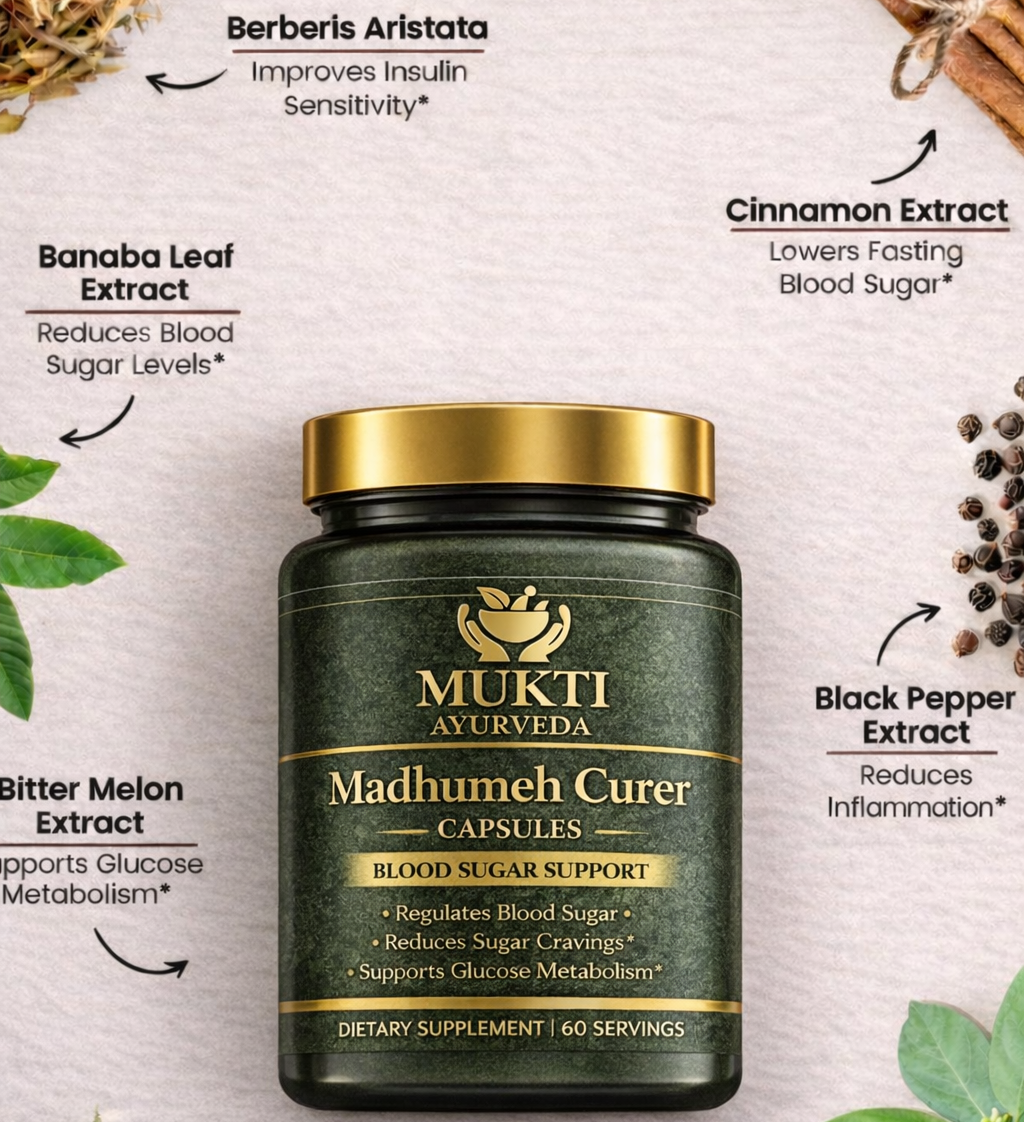 Madhumeh Curer Capsule 100% Herbal Support for Sugar Management